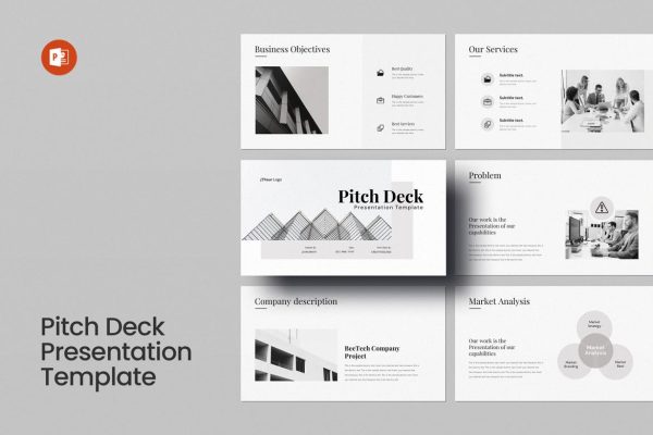 5170 创意设计高效演示方法PPT幻灯片模板下载 Pitch Deck PowerPoint Presentation Template@GOOODME.COM