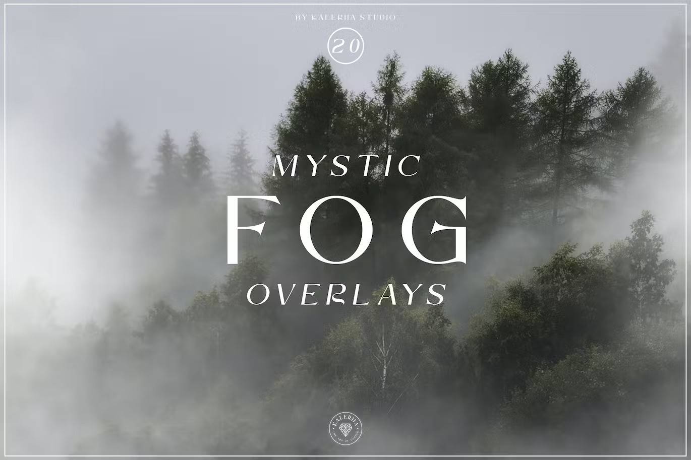 5311 神秘薄雾的覆盖叠加图片素材-Mystic Fog Overlays@GOOODME.COM