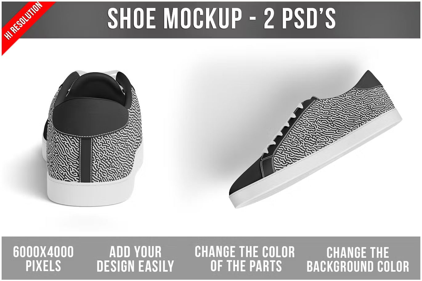 5818 多功能鞋子模型PSD样机-Shoe Mockup