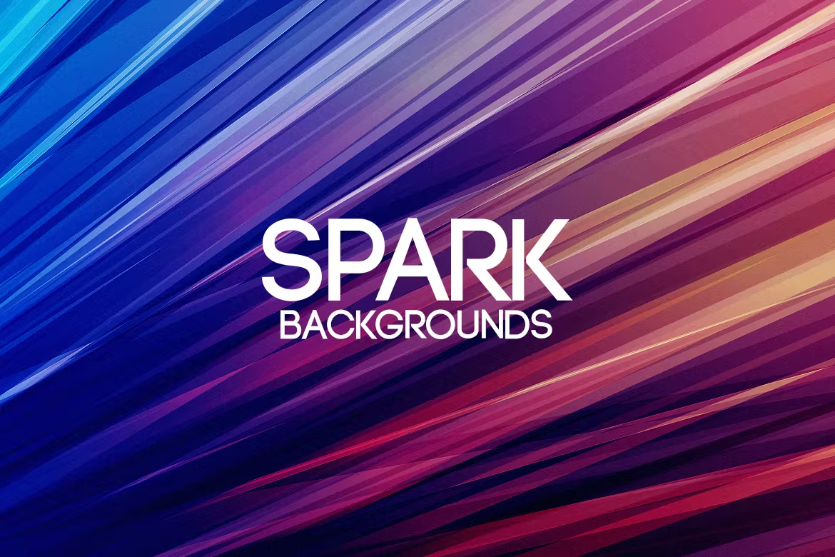 6004 高质量多彩火花背景-Colorful Spark Backgrounds