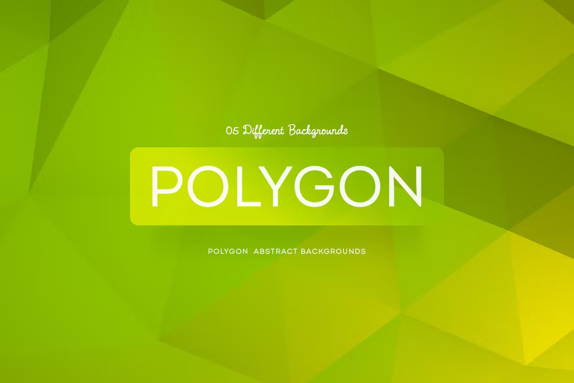 6032 多用途背景素材-Polygon Abstract Backgrounds
