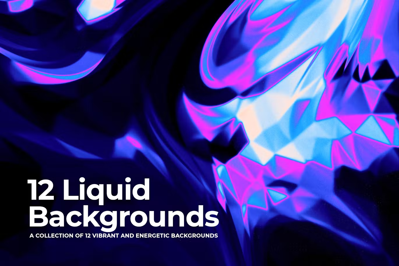 6064 12款生动活泼的液体背景素材-12 Liquid Backgrounds