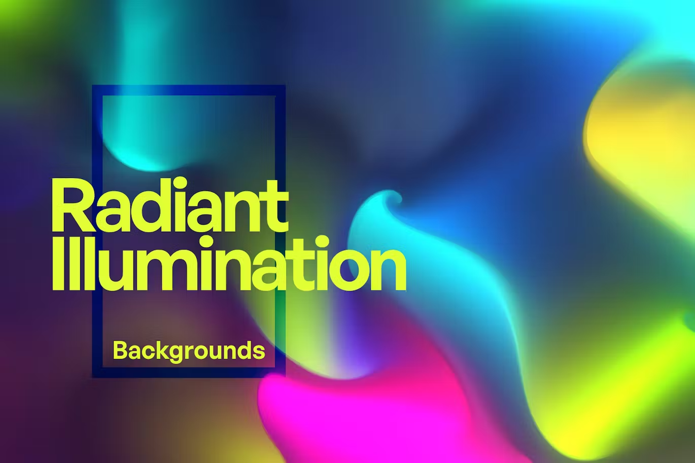 6065 高清多彩抽象光芒设计灵感背景素材-Abstract Radiant Illumination Pack