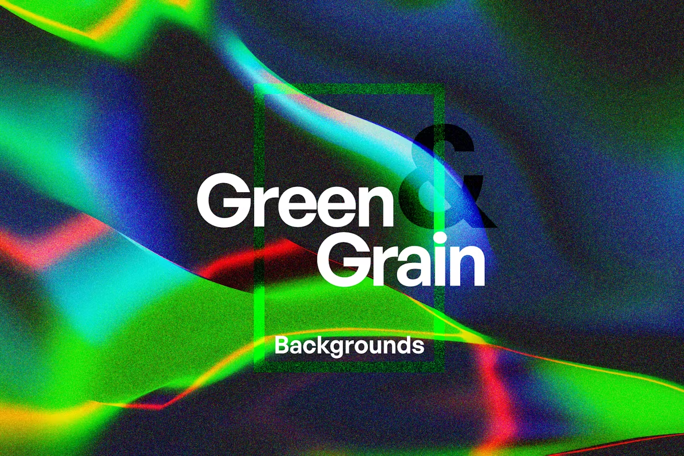 6081 绿色谷物抽象背景素材-Green Grain Abstract Background Pack