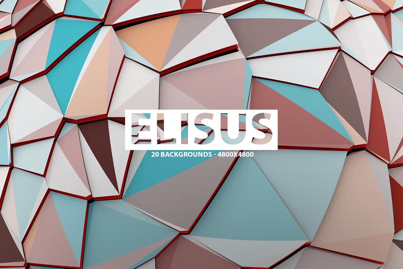 6099 破碎创意色彩斑斓背景素材-Elisus Backgrounds