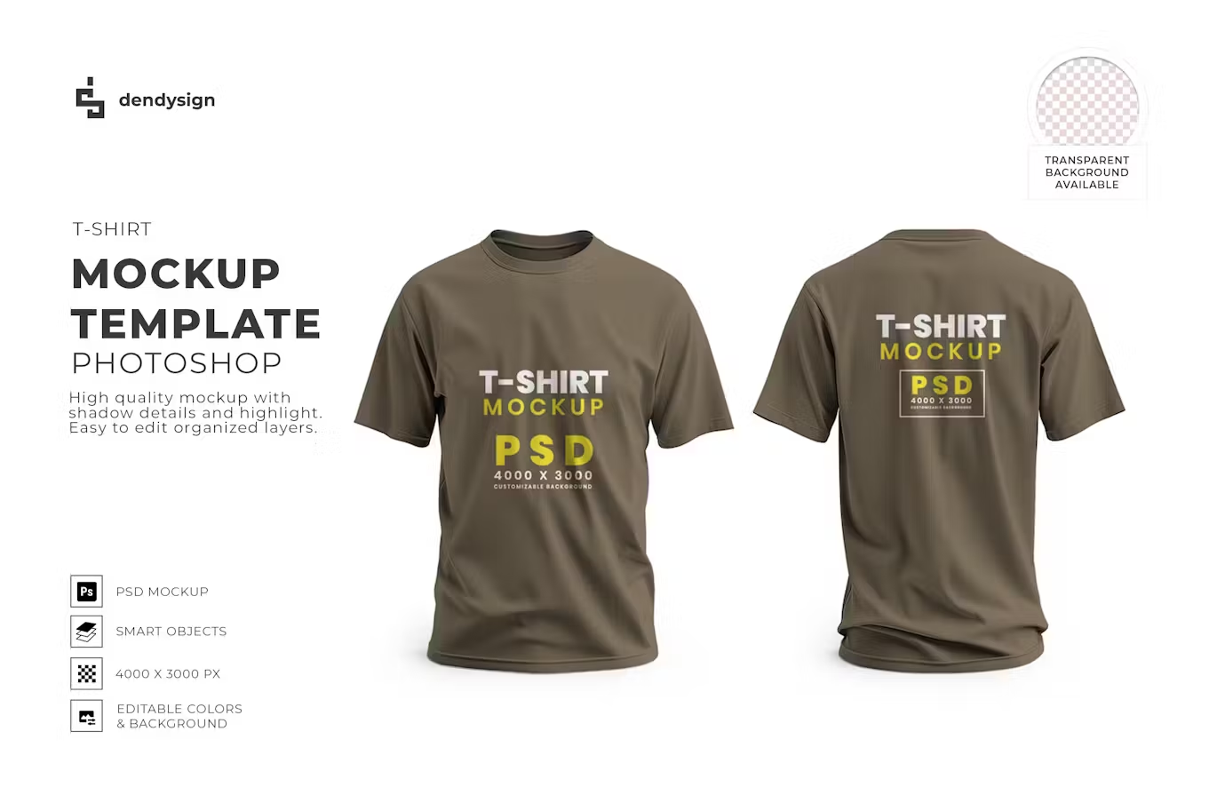 6134 创意设计T恤模板样机-Tshirt Mockup Template