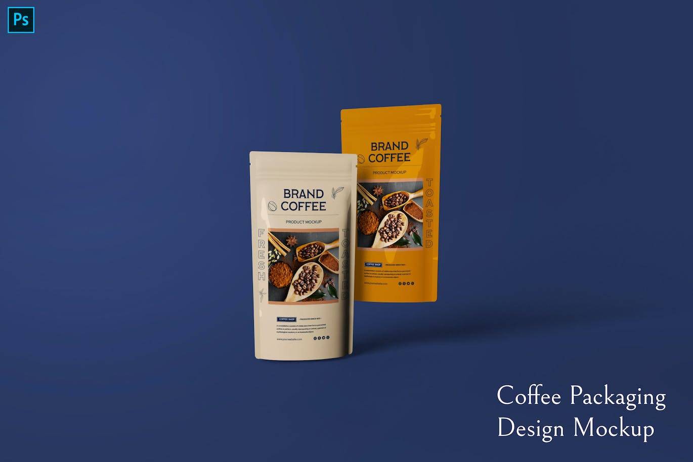 6280 咖啡包装设计实物样机-Coffee packaging design physical prototype